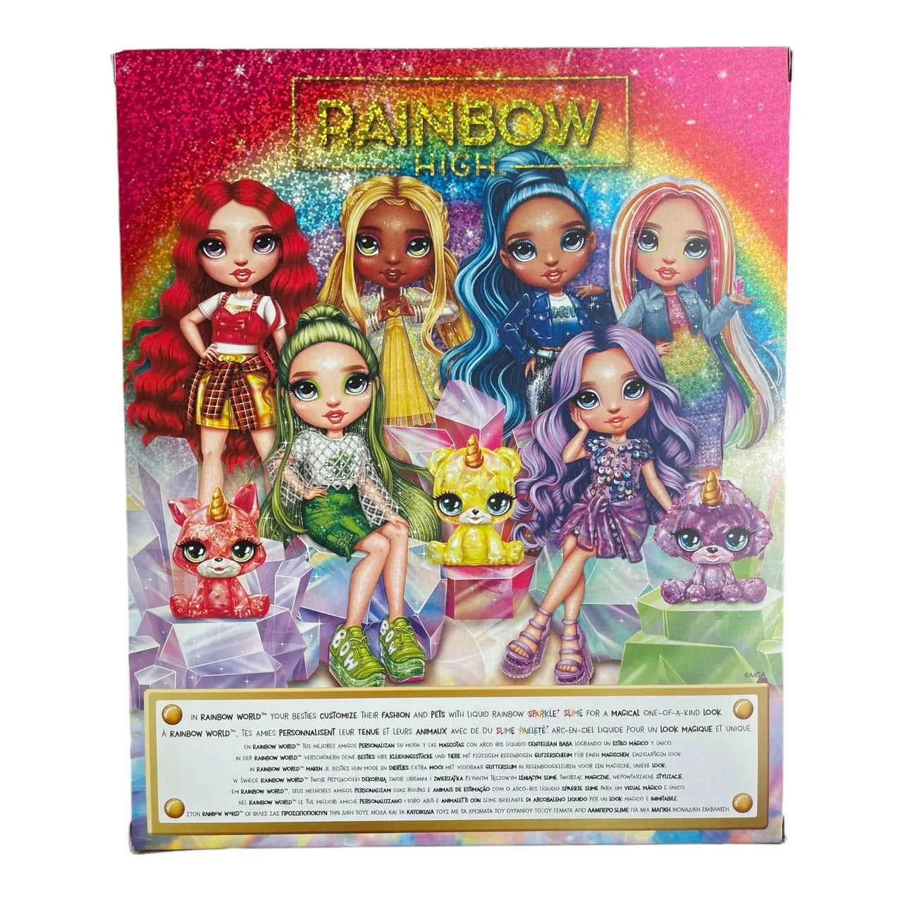 Rainbow High Classic Shimmer Doll Sunny With Slime Rainbow High