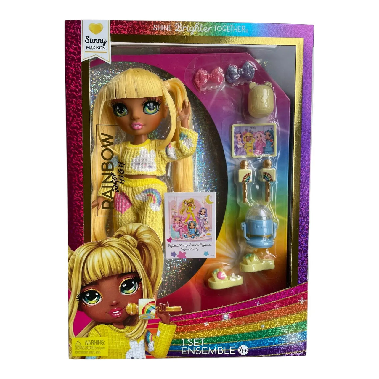 Rainbow High Junior High PJ Party Sunny Doll Rainbow High