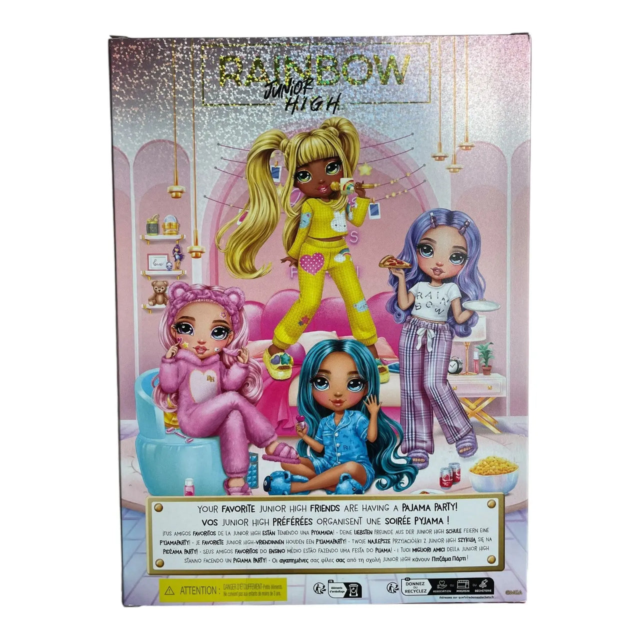 Rainbow High Junior High PJ Party Sunny Doll Rainbow High