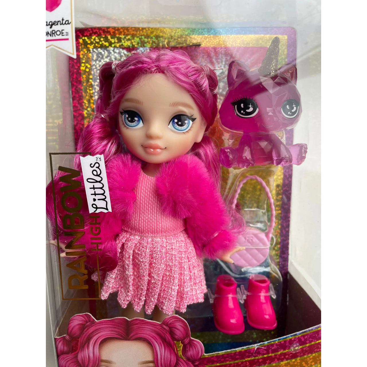 Rainbow High Littles Doll – Magenta Monroe (Pink) Rainbow High