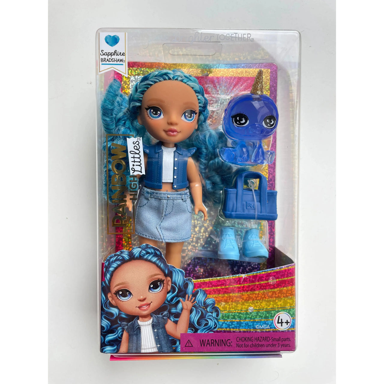 Rainbow High Littles Doll – Sapphire Bradshaw (Blue) Rainbow High