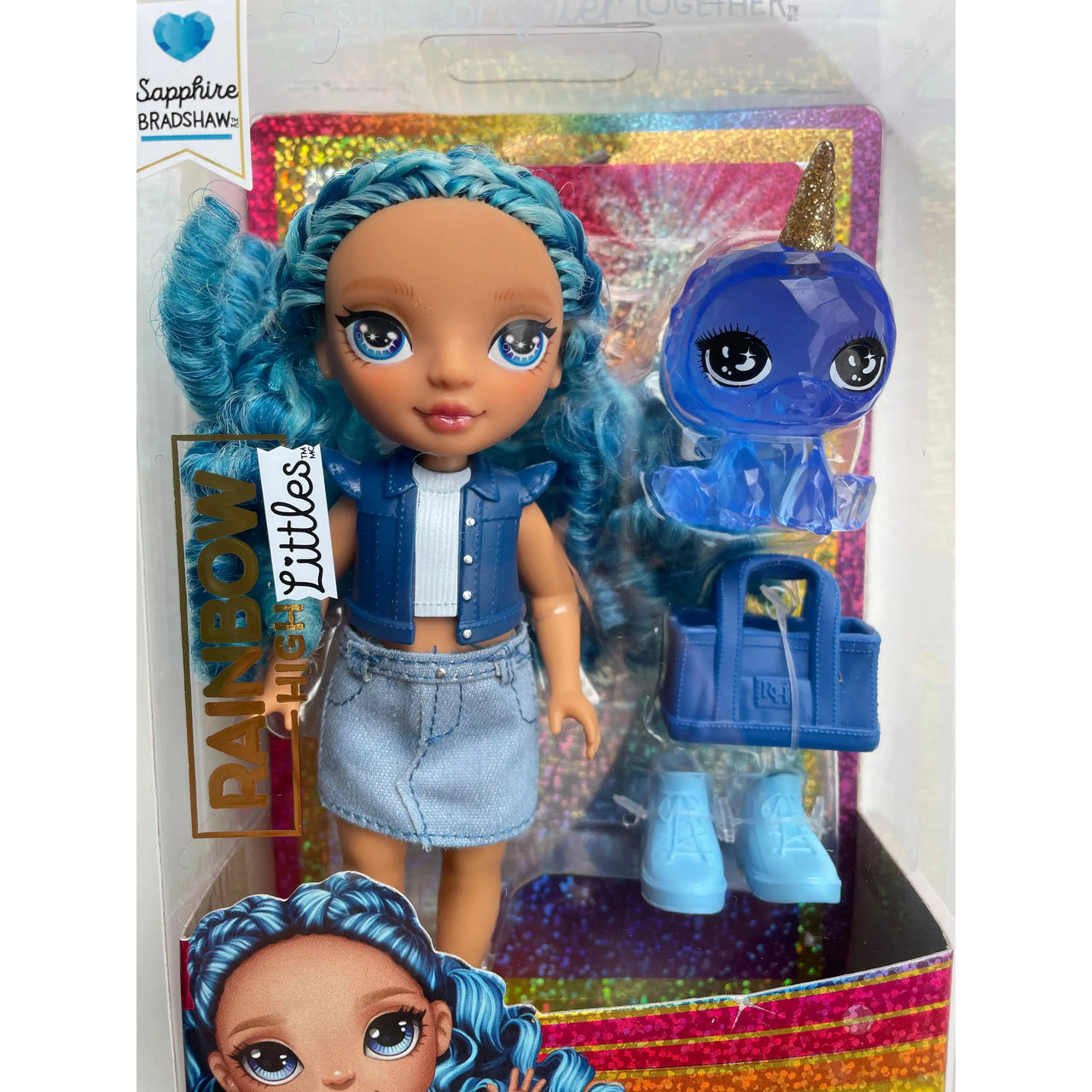 Rainbow High Littles Doll – Sapphire Bradshaw (Blue) Rainbow High