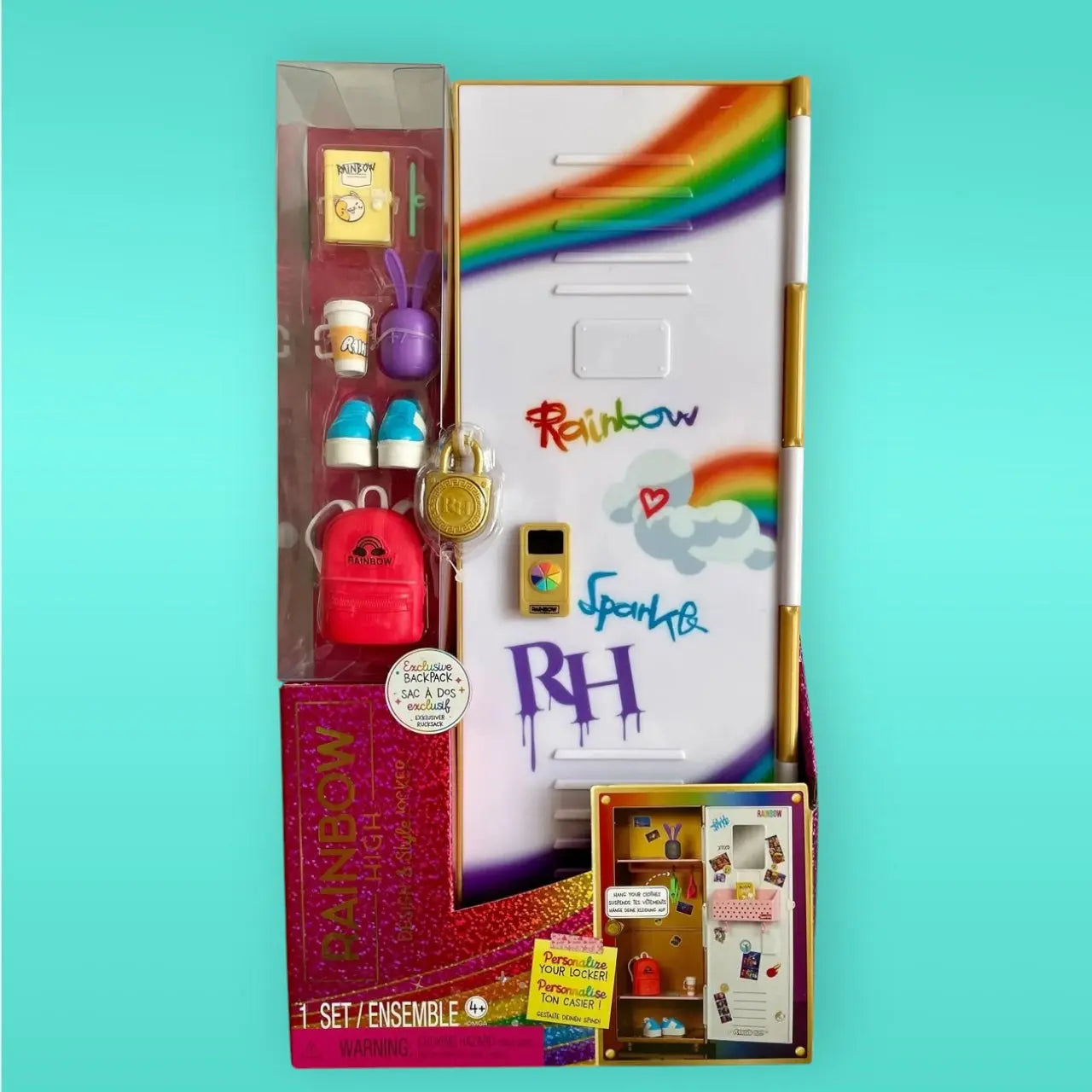 Rainbow High Locker Playset Rainbow Loom