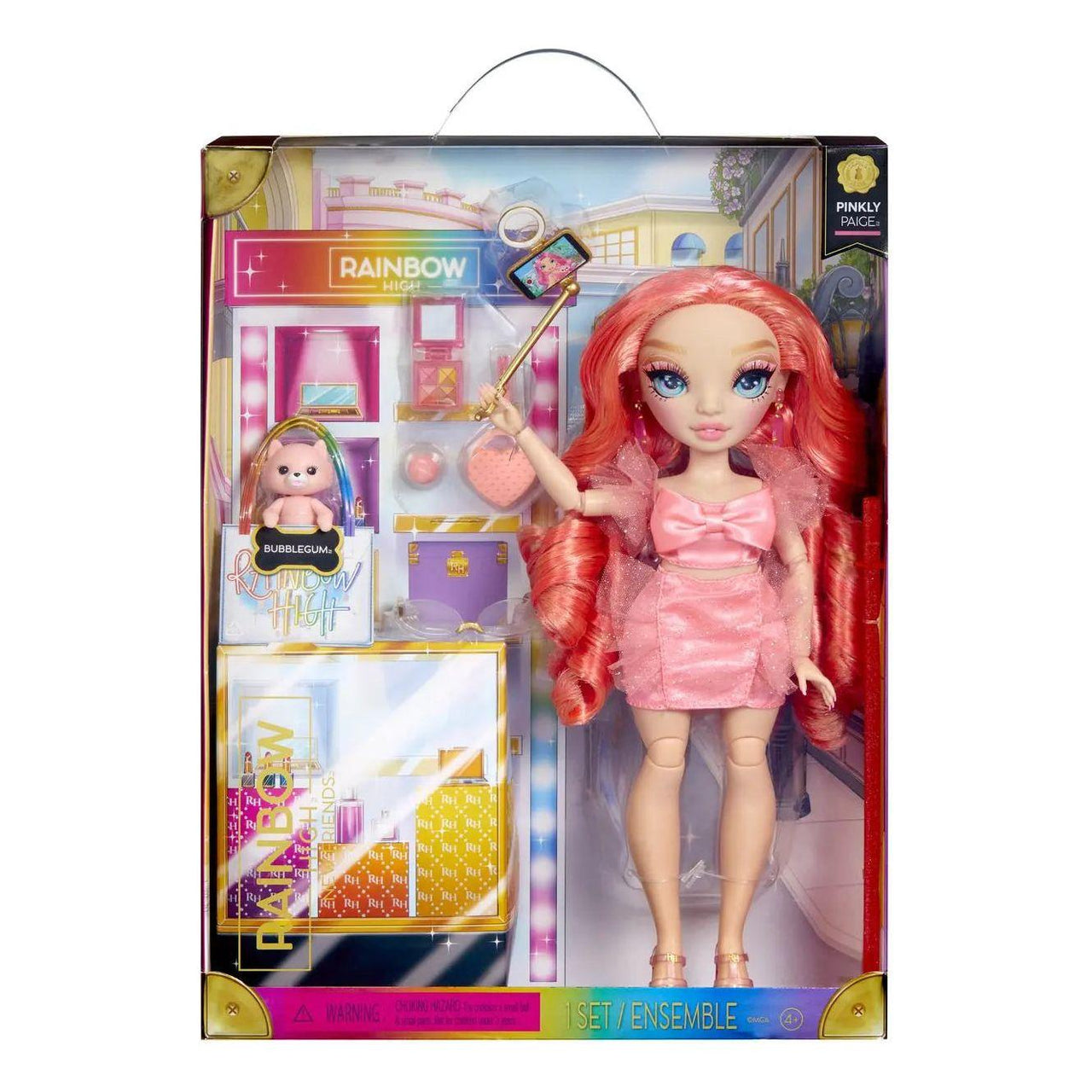 Rainbow High New Friends Pinkly Page Fashion Doll Rainbow High