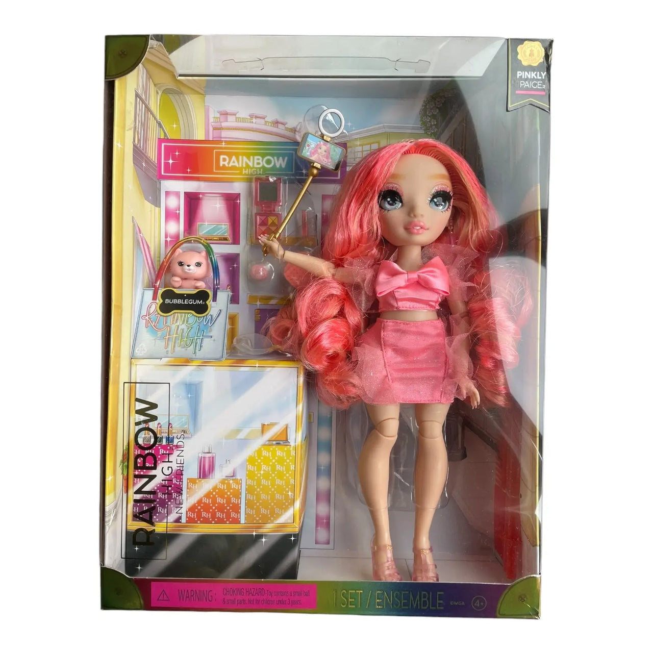 Rainbow High New Friends Pinkly Page Fashion Doll Rainbow High