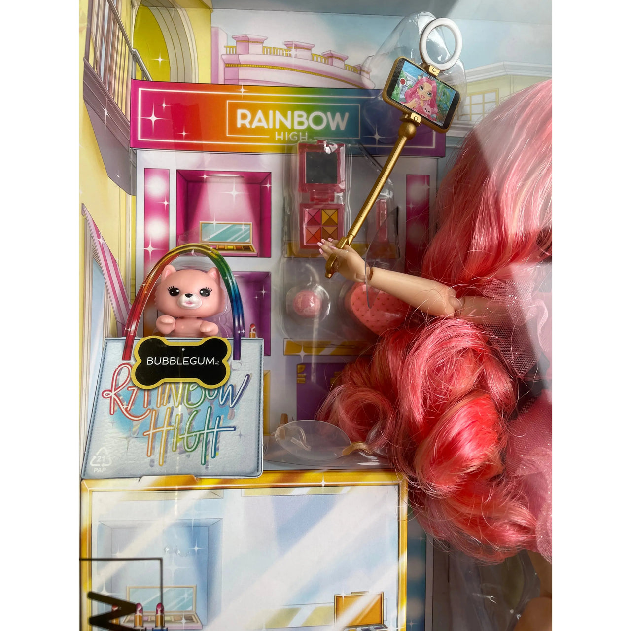 Rainbow High New Friends Pinkly Page Fashion Doll Rainbow High