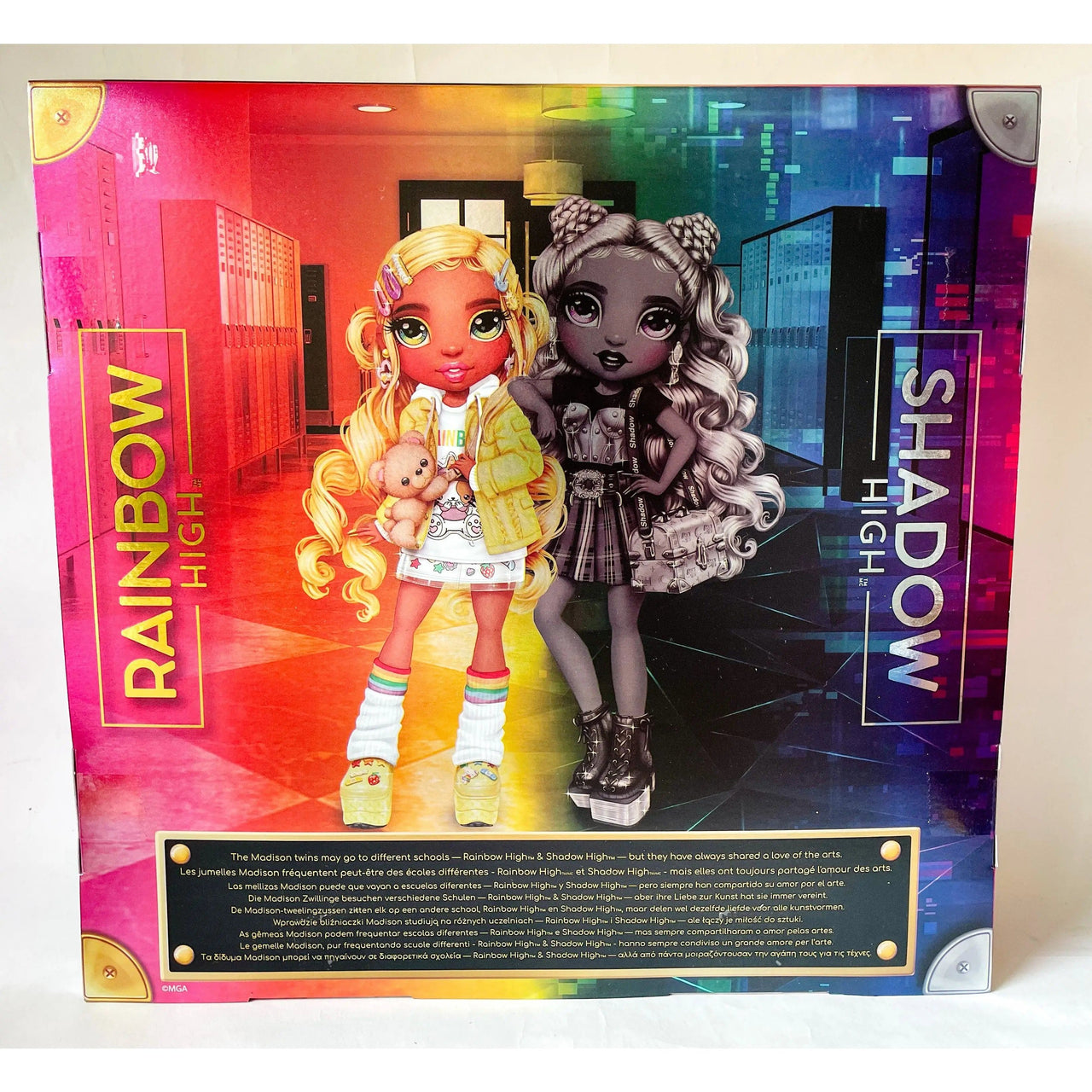 Rainbow High Shadow High Special Edition Madison Twins 2 Pack Dolls Sunny & Luna Rainbow High