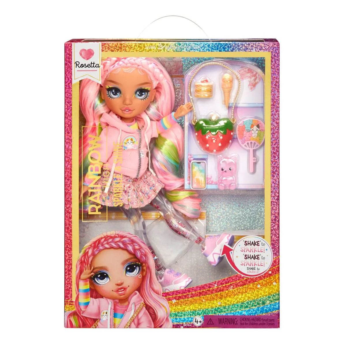 Rainbow High Sparkle & Shine - Rosetta (Pink) Doll Rainbow High