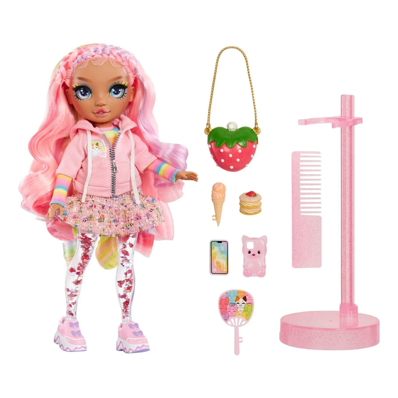 Rainbow High Sparkle & Shine - Rosetta (Pink) Doll Rainbow High