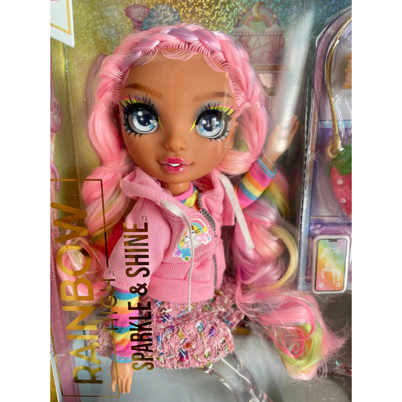 Rainbow High Sparkle & Shine - Rosetta (Pink) Doll Rainbow High