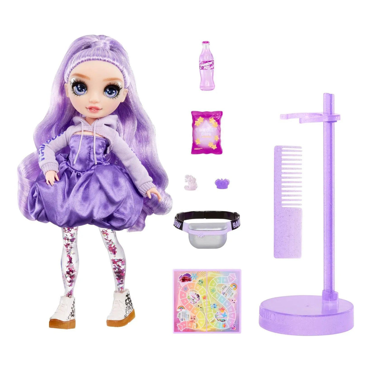 Rainbow High Sparkle & Shine - Viola (Purple) Doll Rainbow High