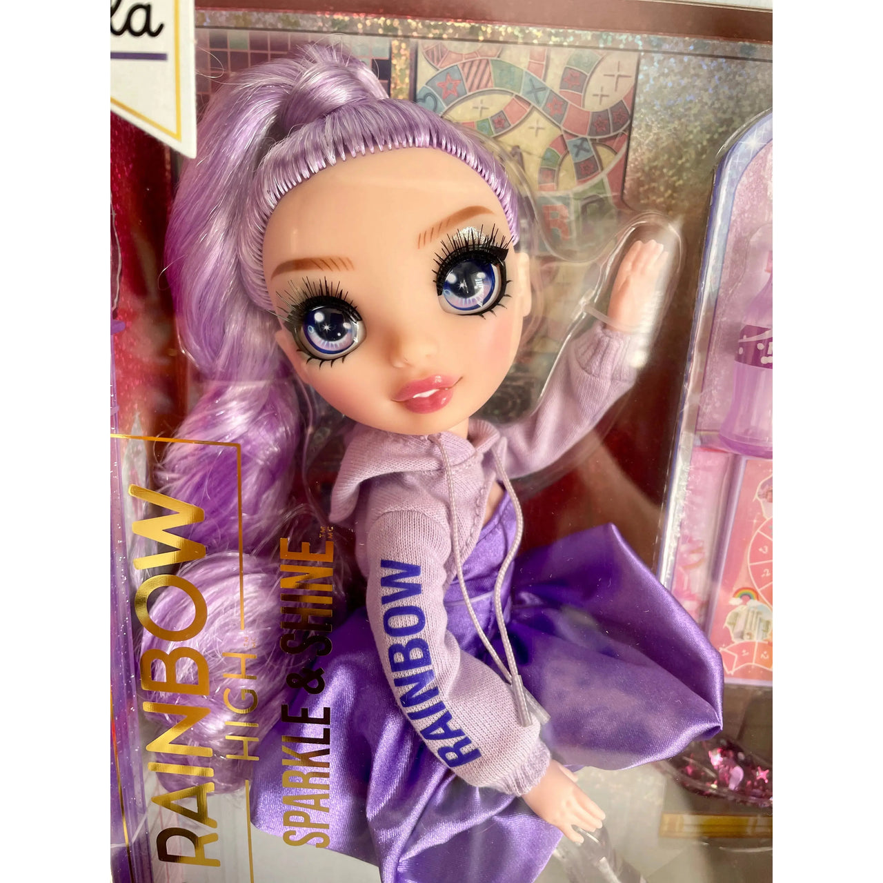 Rainbow High Sparkle & Shine - Viola (Purple) Doll Rainbow High