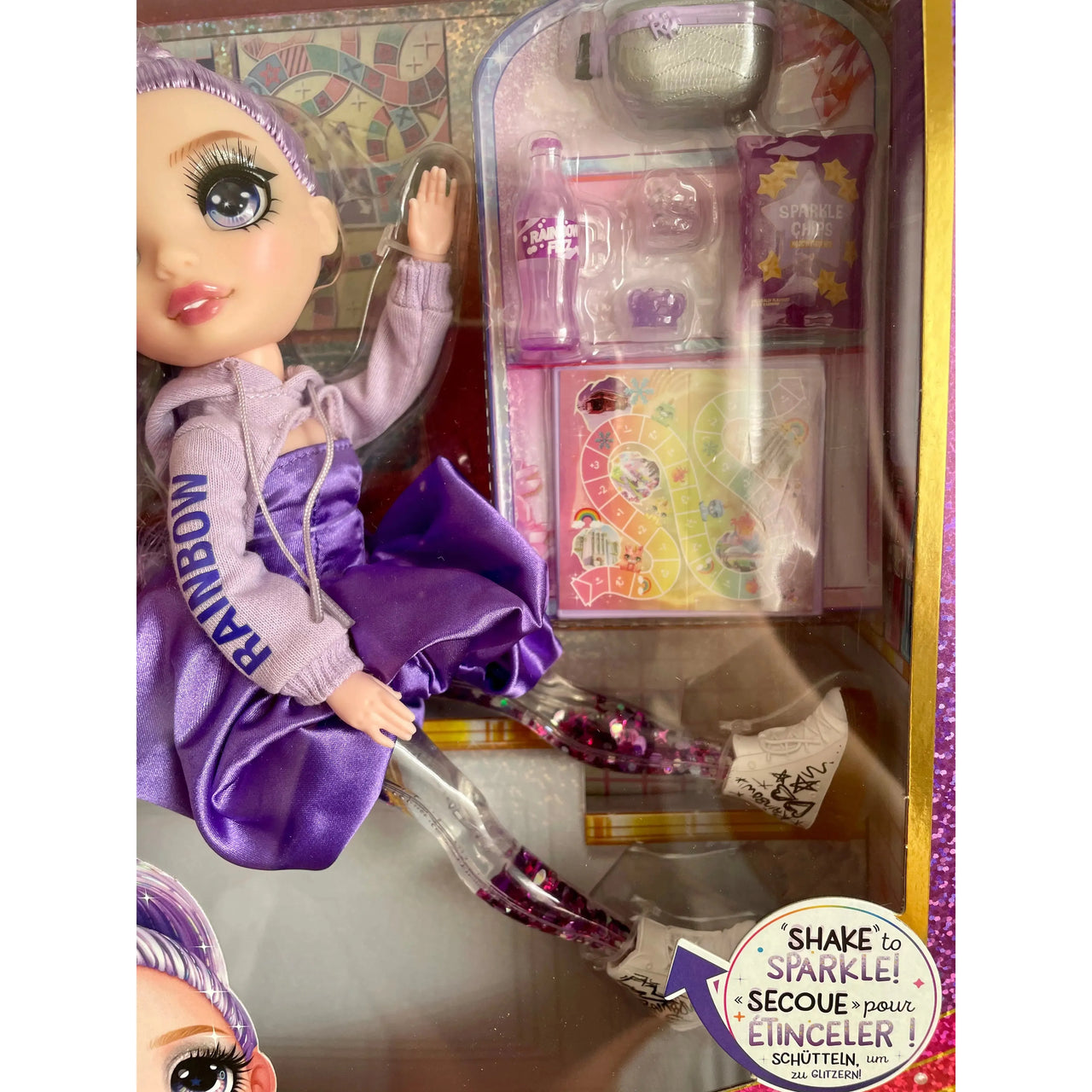 Rainbow High Sparkle & Shine - Viola (Purple) Doll Rainbow High