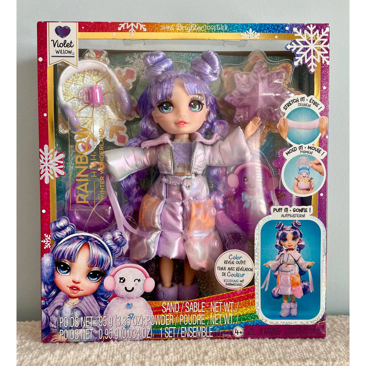 Rainbow High Winter Wonderland Violet Doll Rainbow High