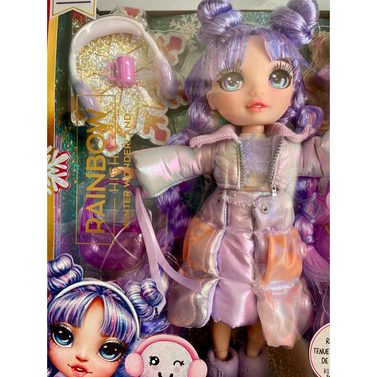 Rainbow High Winter Wonderland Violet Doll Rainbow High