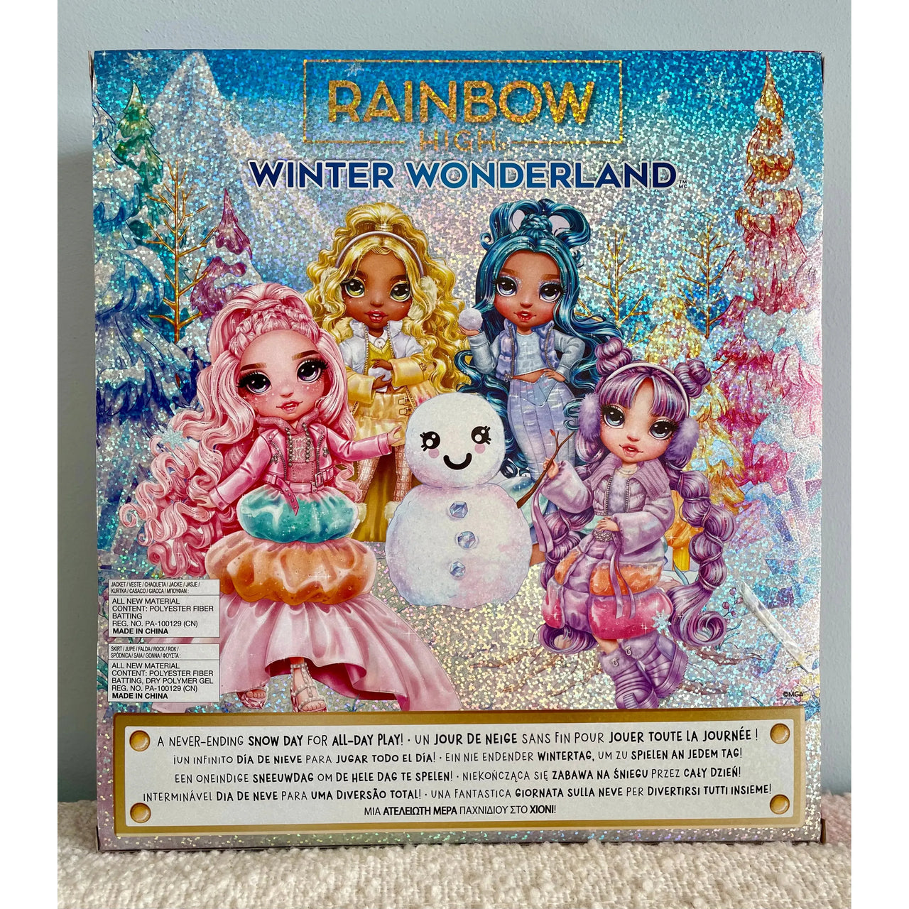 Rainbow High Winter Wonderland Violet Doll Rainbow High