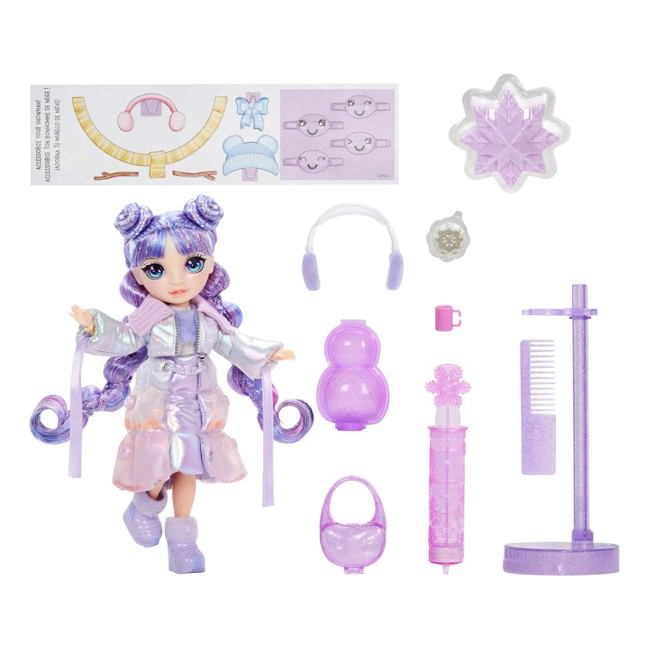 Rainbow High Winter Wonderland Violet Doll Rainbow High