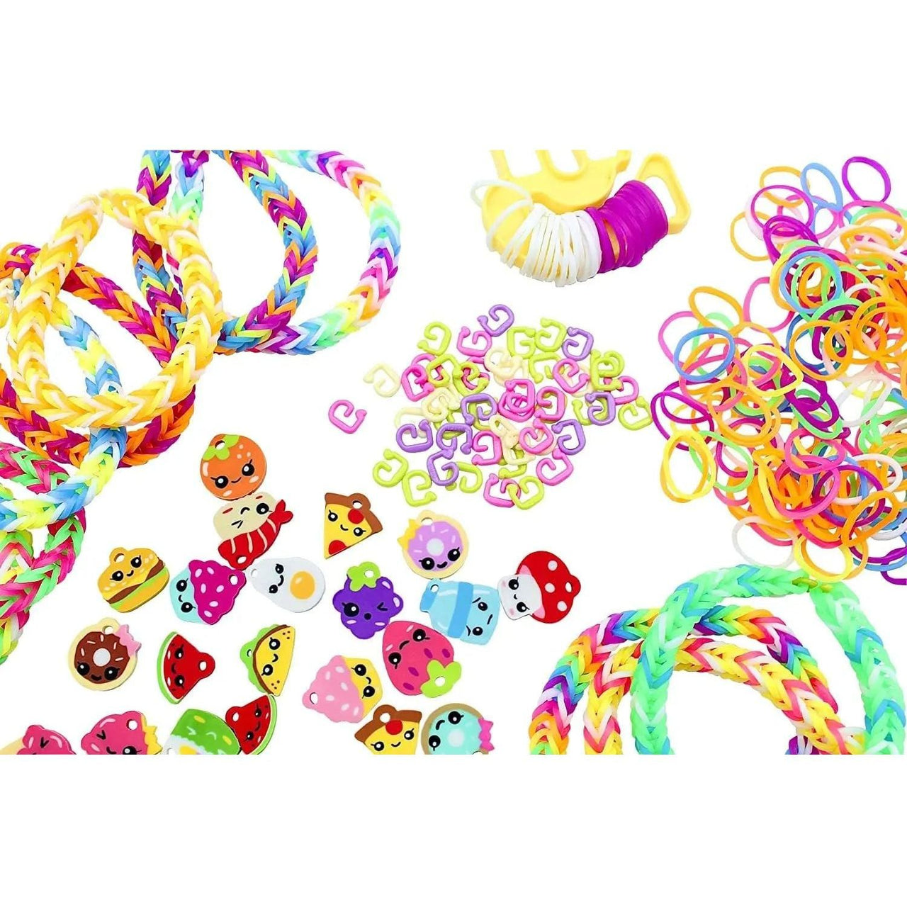 Rainbow Loom Loomi-Pals Charm Bracelet Kit - Food Collectibles Rainbow Loom