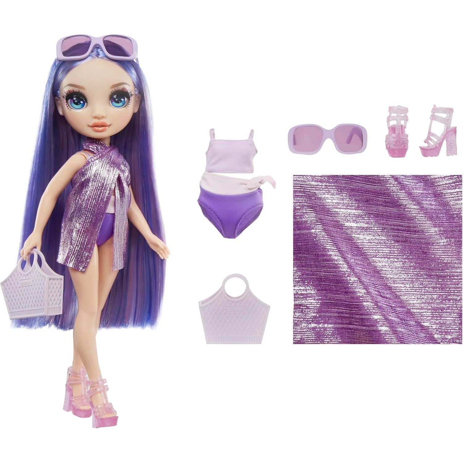 Rainbow High Swim & Style Violet Doll Rainbow High