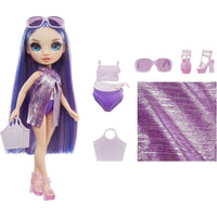 Thumbnail for Rainbow High Swim & Style Violet Doll Rainbow High