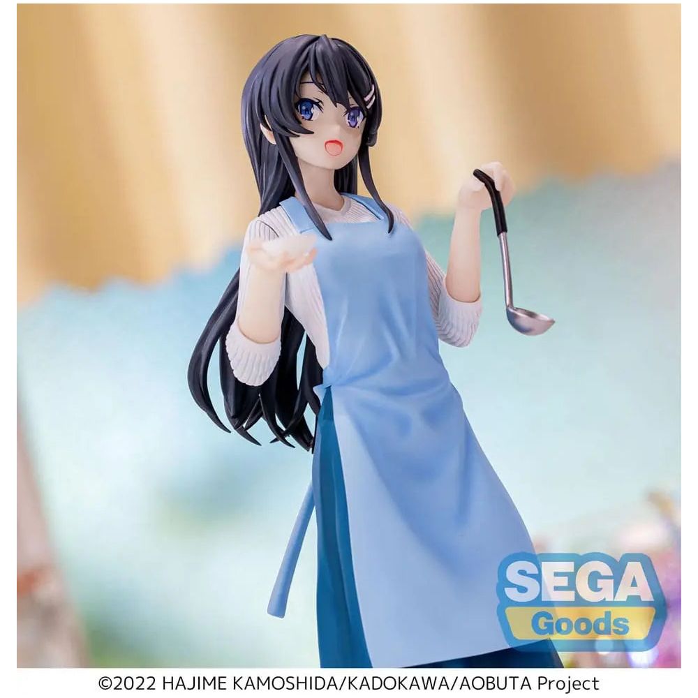 Rascal Does Not Dream of Bunny Girl Senpai Luminasta PVC Statue Mai Sakurajima Apron 14 cm Sega Goods