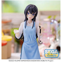 Thumbnail for Rascal Does Not Dream of Bunny Girl Senpai Luminasta PVC Statue Mai Sakurajima Apron 14 cm Sega Goods