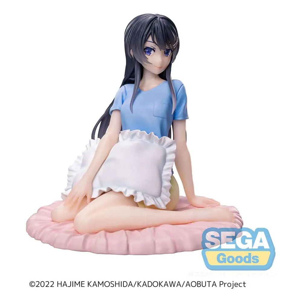 Rascal Does Not Dream of Bunny Girl Senpai Luminasta PVC Statue Mai Sakurajima Pajamas 14 cm Sega Goods