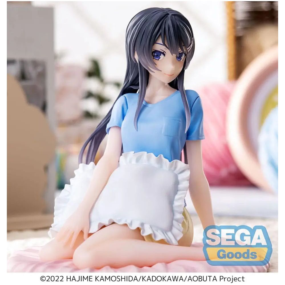 Rascal Does Not Dream of Bunny Girl Senpai Luminasta PVC Statue Mai Sakurajima Pajamas 14 cm Sega Goods