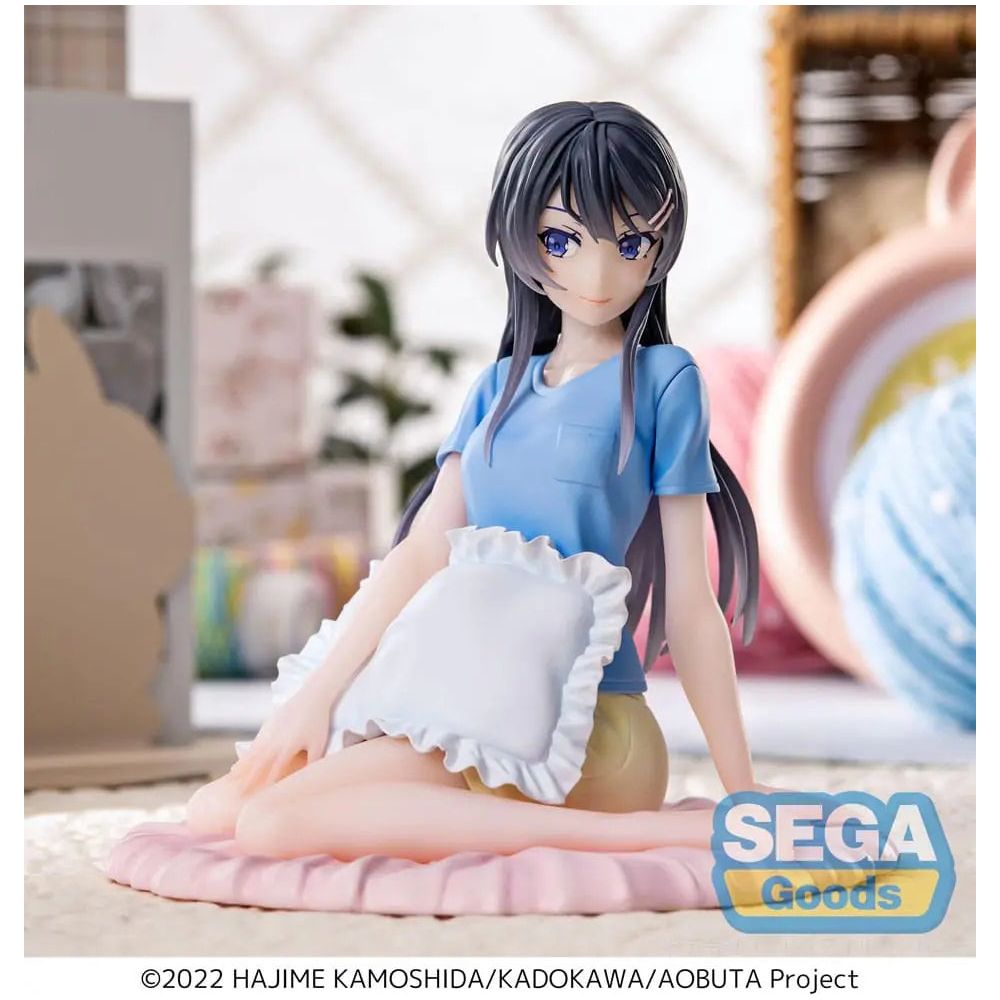 Rascal Does Not Dream of Bunny Girl Senpai Luminasta PVC Statue Mai Sakurajima Pajamas 14 cm Sega Goods