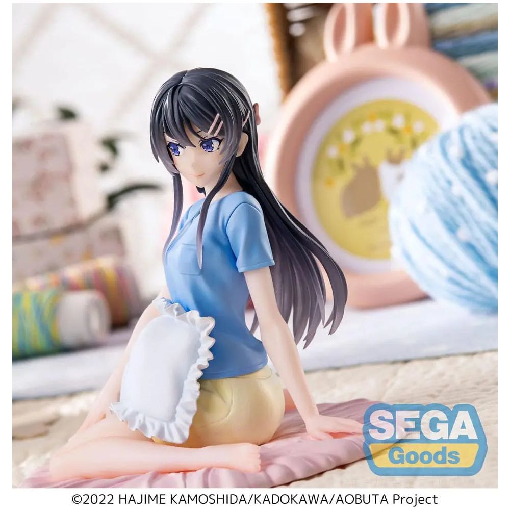 Rascal Does Not Dream of Bunny Girl Senpai Luminasta PVC Statue Mai Sakurajima Pajamas 14 cm Sega Goods