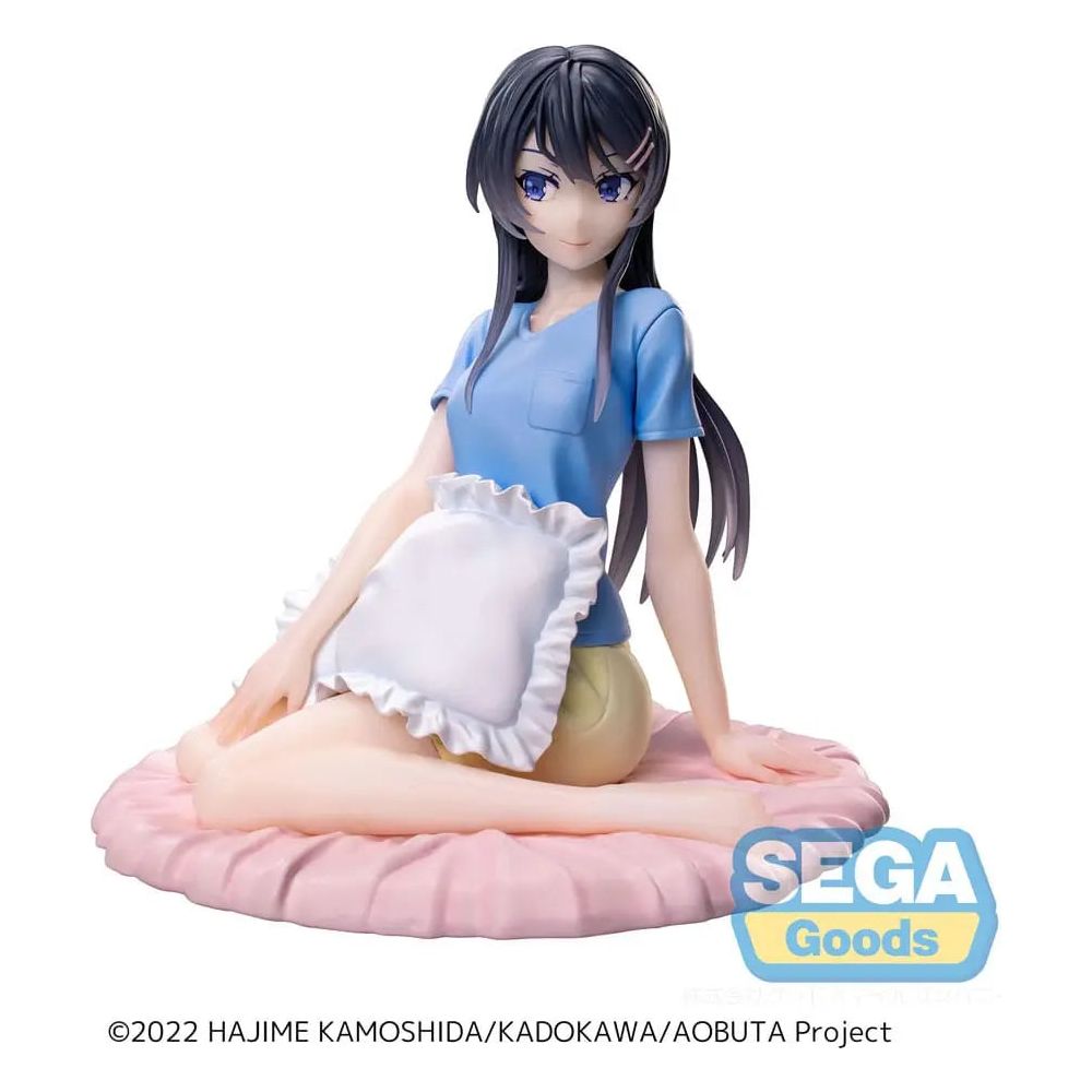 Rascal Does Not Dream of Bunny Girl Senpai Luminasta PVC Statue Mai Sakurajima Pajamas 14 cm Sega Goods