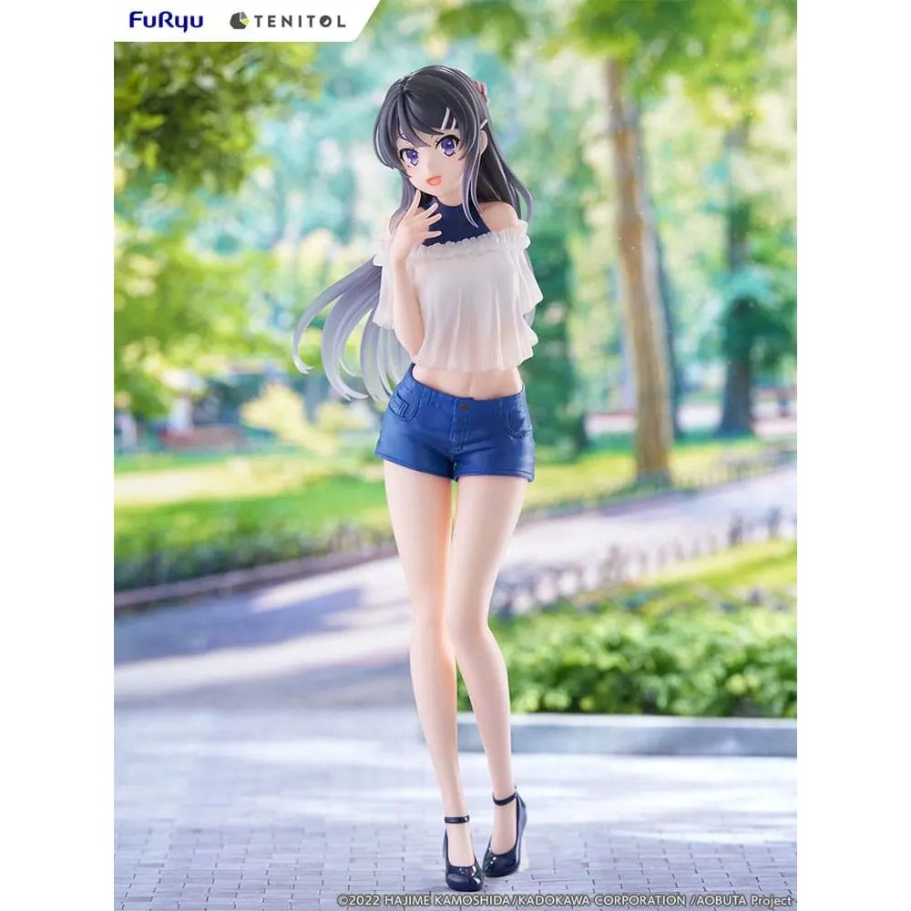 Rascal Does Not Dream of Bunny Girl Senpai Tenitol PVC Statue Mai Sakurajima 31 cm Furyu