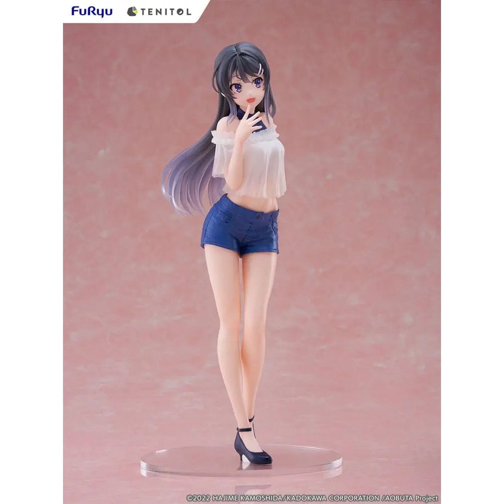 Rascal Does Not Dream of Bunny Girl Senpai Tenitol PVC Statue Mai Sakurajima 31 cm Furyu