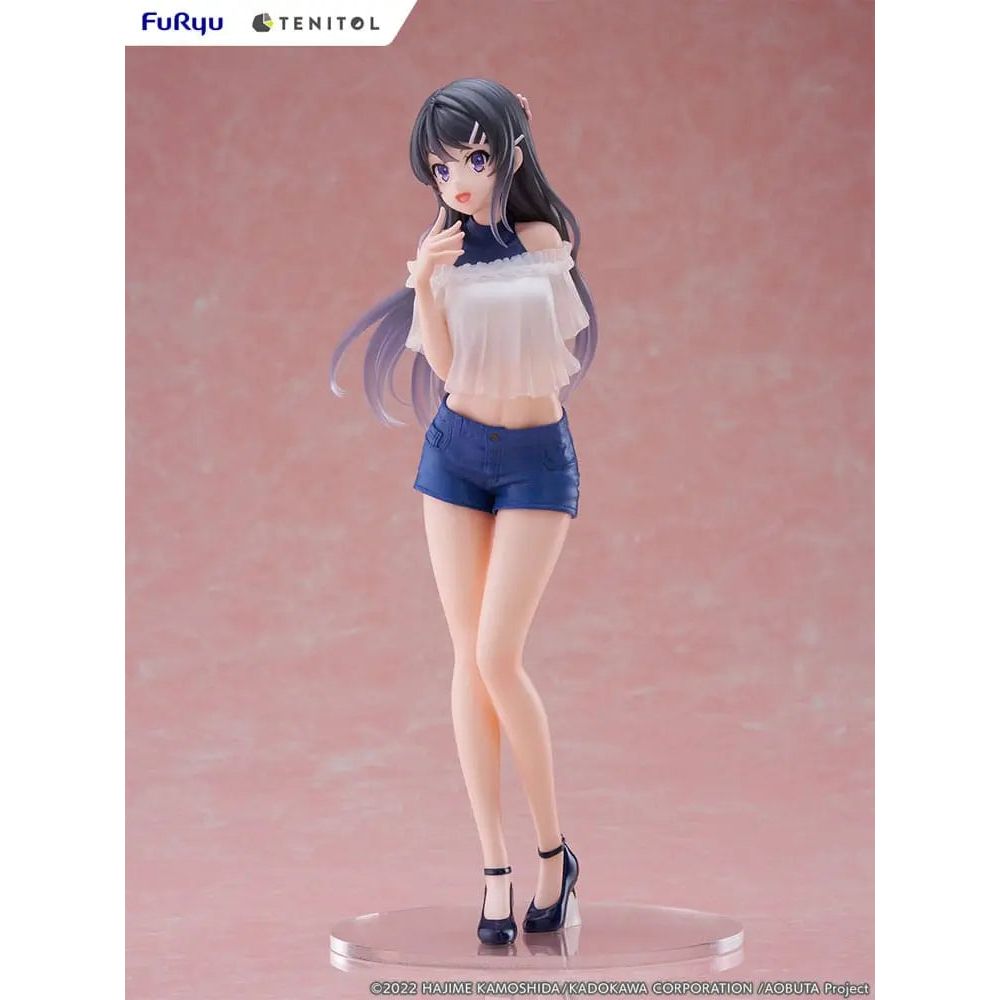 Rascal Does Not Dream of Bunny Girl Senpai Tenitol PVC Statue Mai Sakurajima 31 cm Furyu