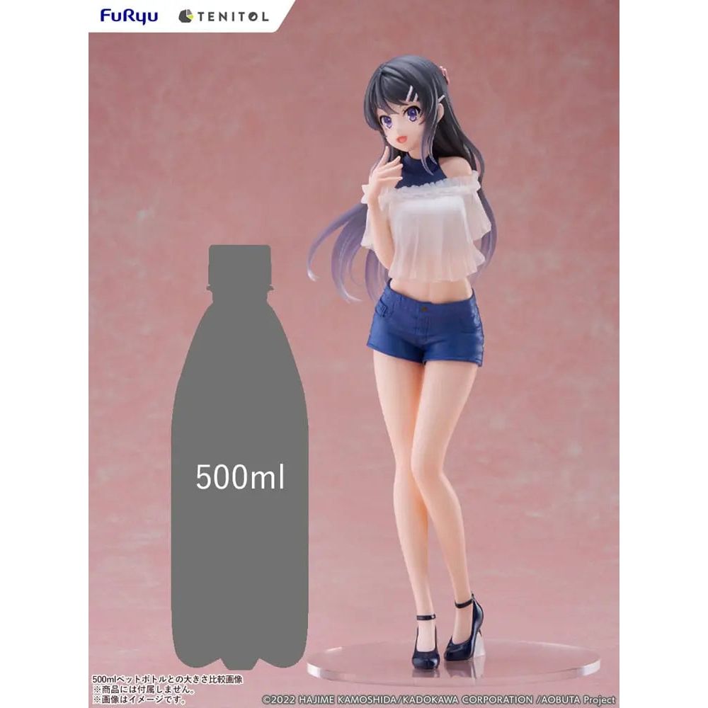 Rascal Does Not Dream of Bunny Girl Senpai Tenitol PVC Statue Mai Sakurajima 31 cm Furyu