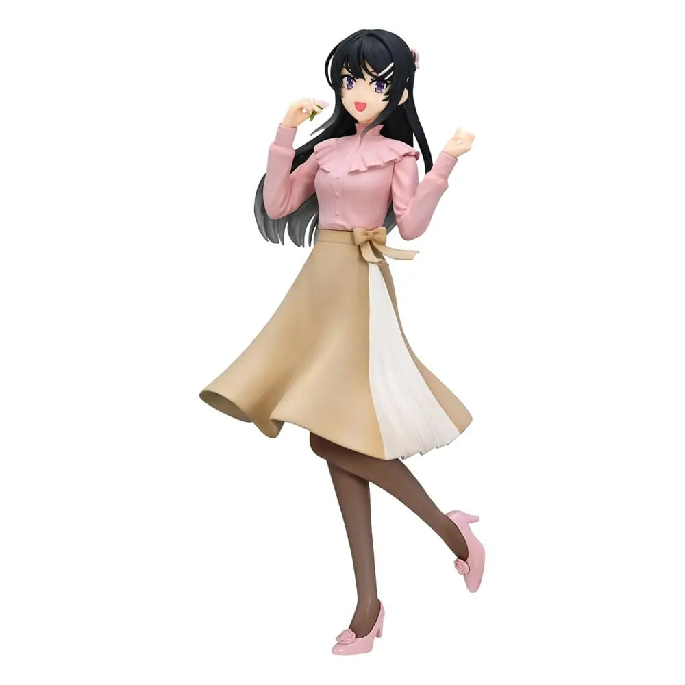 Rascal Does Not Dream of Bunny Girl Senpai Trio-Try-iT PVC Statue Mai Sakurajima Spring Outfit Ver. 21 cm Furyu