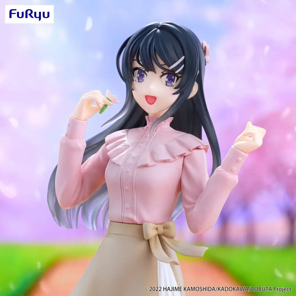 Rascal Does Not Dream of Bunny Girl Senpai Trio-Try-iT PVC Statue Mai Sakurajima Spring Outfit Ver. 21 cm Furyu