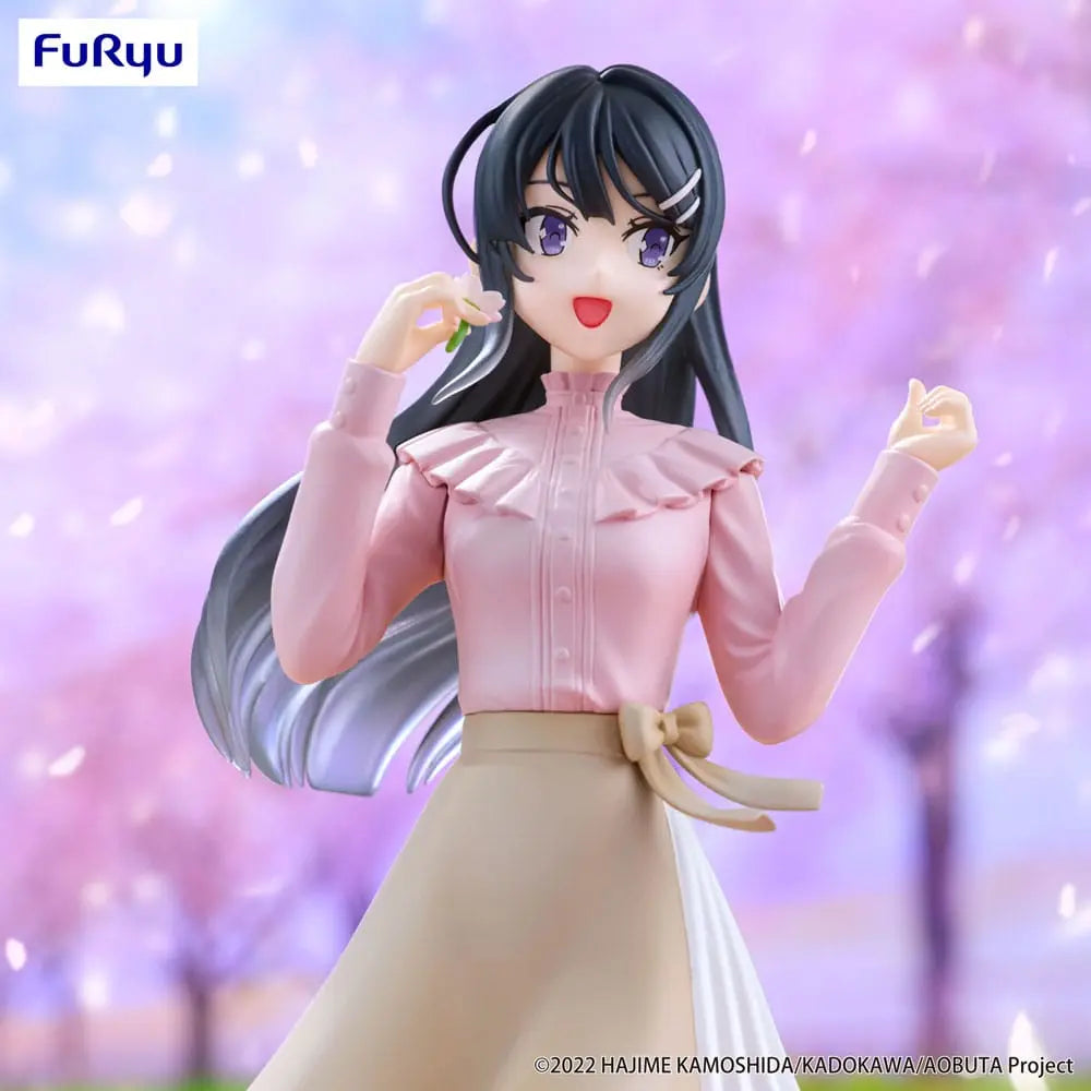 Rascal Does Not Dream of Bunny Girl Senpai Trio-Try-iT PVC Statue Mai Sakurajima Spring Outfit Ver. 21 cm Furyu