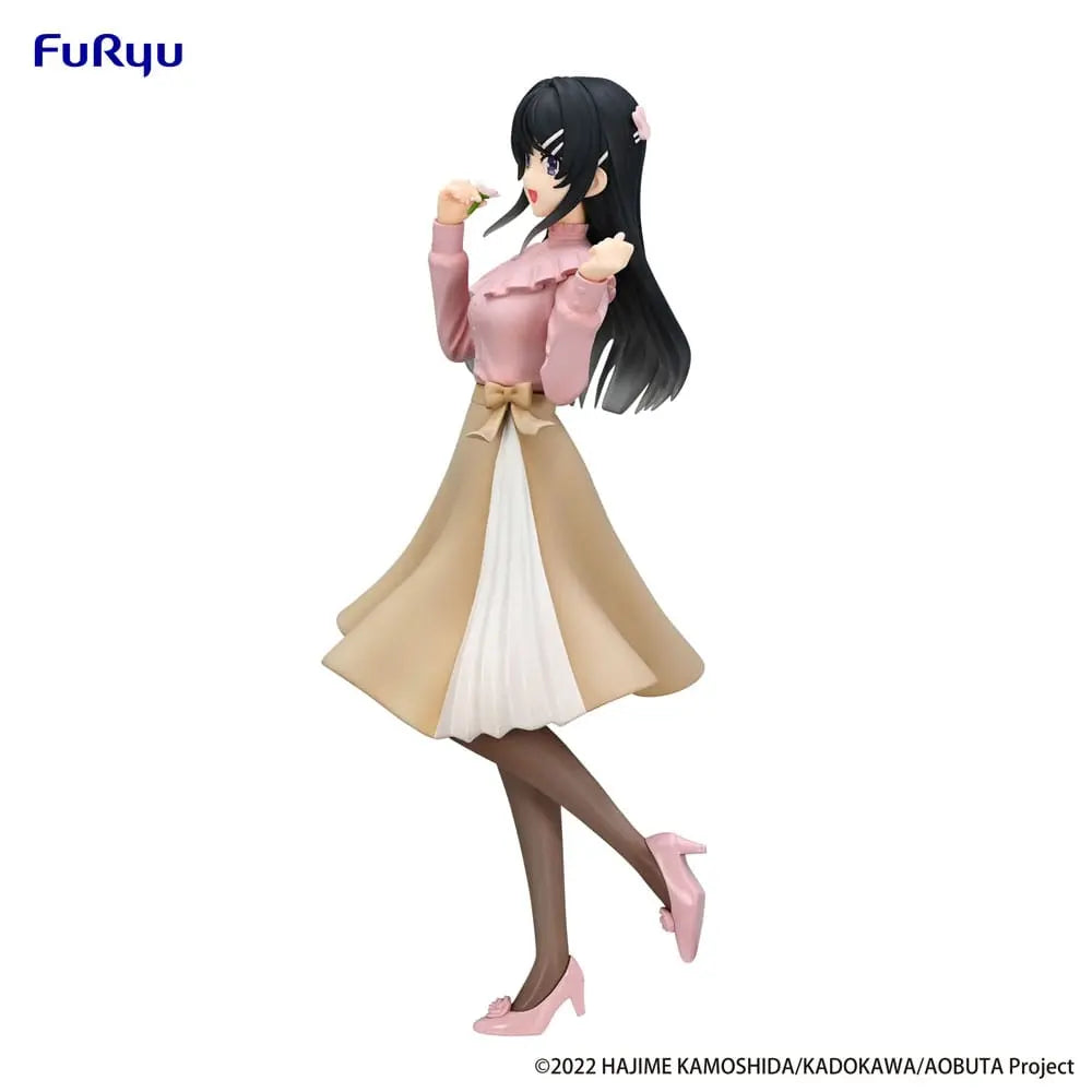 Rascal Does Not Dream of Bunny Girl Senpai Trio-Try-iT PVC Statue Mai Sakurajima Spring Outfit Ver. 21 cm Furyu