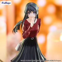 Thumbnail for Rascal Does Not Dream of Bunny Girl Senpai Trio-Try-iT PVC Statue Mai Sakurajima Winter Outfit Ver. 21 cm Furyu