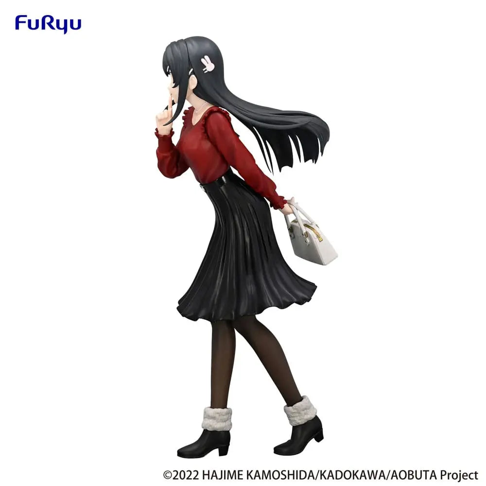 Rascal Does Not Dream of Bunny Girl Senpai Trio-Try-iT PVC Statue Mai Sakurajima Winter Outfit Ver. 21 cm Furyu