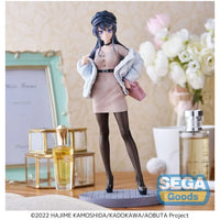 Thumbnail for Rascal Does Not Dream of a Bunny Girl Senpai Luminasta PVC Statue Mai Sakurajima Casual Clothes Ver. 21 cm Sega Goods