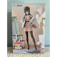 Thumbnail for Rascal Does Not Dream of a Bunny Girl Senpai Luminasta PVC Statue Mai Sakurajima Casual Clothes Ver. 21 cm Sega Goods