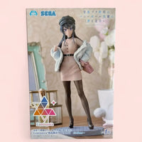 Thumbnail for Rascal Does Not Dream of a Bunny Girl Senpai Luminasta PVC Statue Mai Sakurajima Casual Clothes Ver. 21 cm Sega Goods