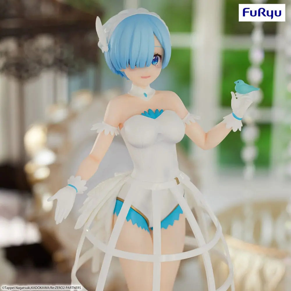 Re: Zero Exceed Creative PVC Statue Rem Cage Dress 22 cm Furyu