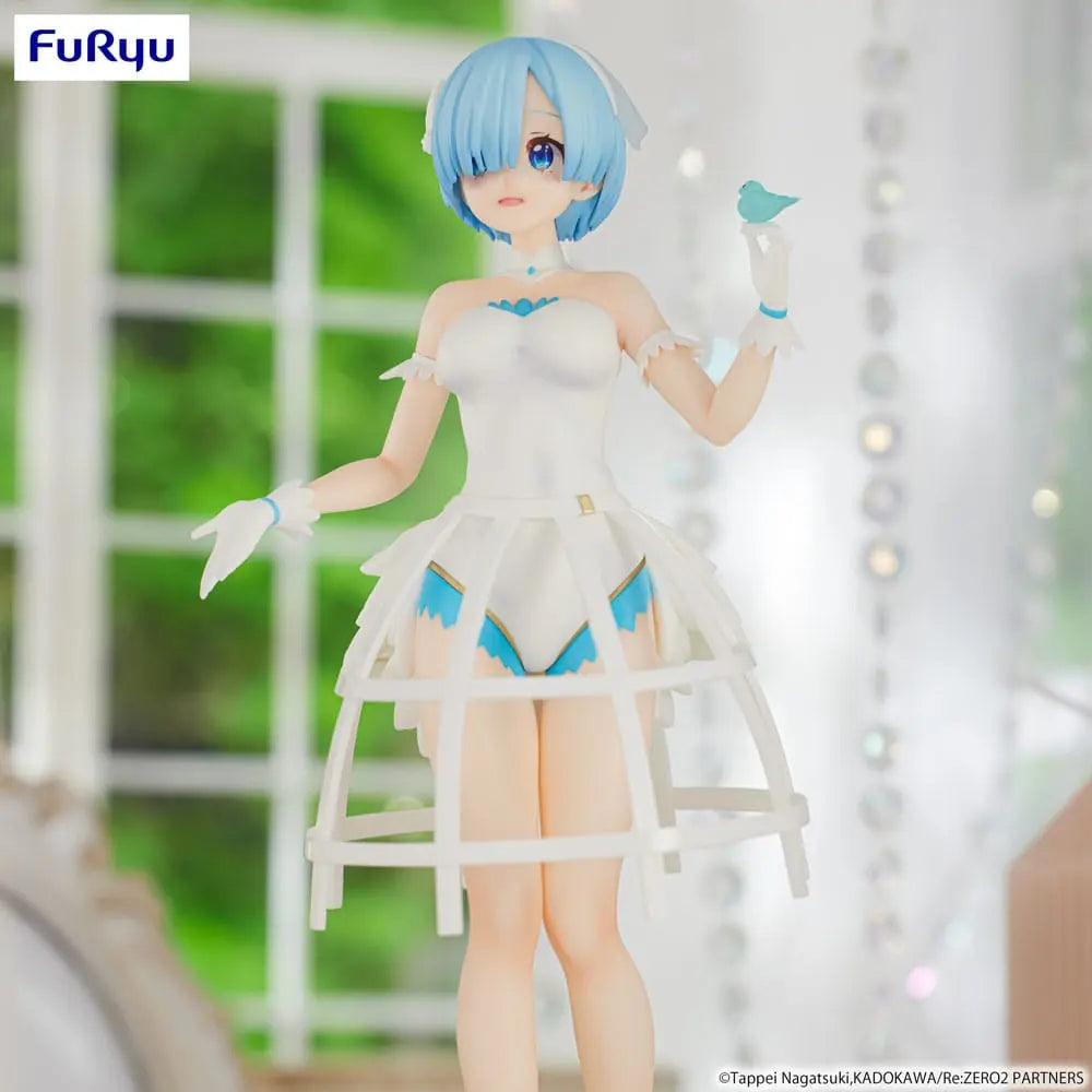 Re: Zero Exceed Creative PVC Statue Rem Cage Dress 22 cm Furyu