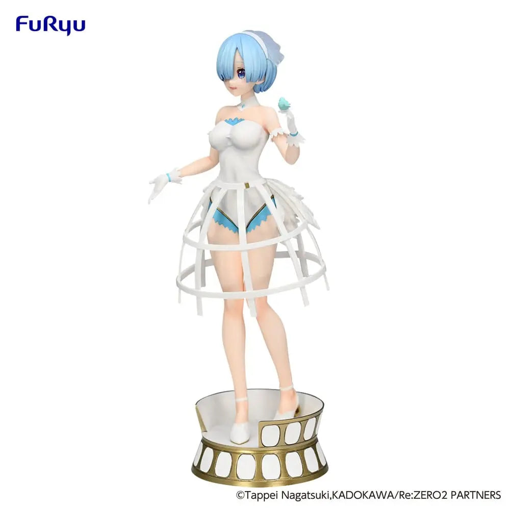 Re: Zero Exceed Creative PVC Statue Rem Cage Dress 22 cm Furyu