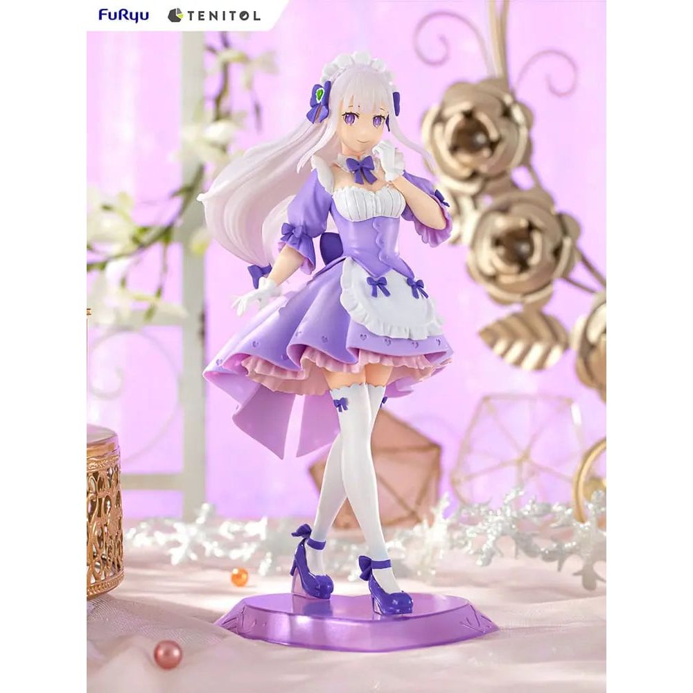 Re:ZERO Starting Life in Another World Tenitol PVC Statue Maid Emilia 28 cm Furyu