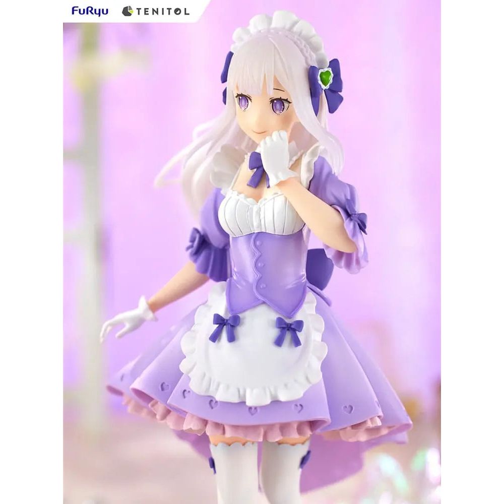 Re:ZERO Starting Life in Another World Tenitol PVC Statue Maid Emilia 28 cm Furyu