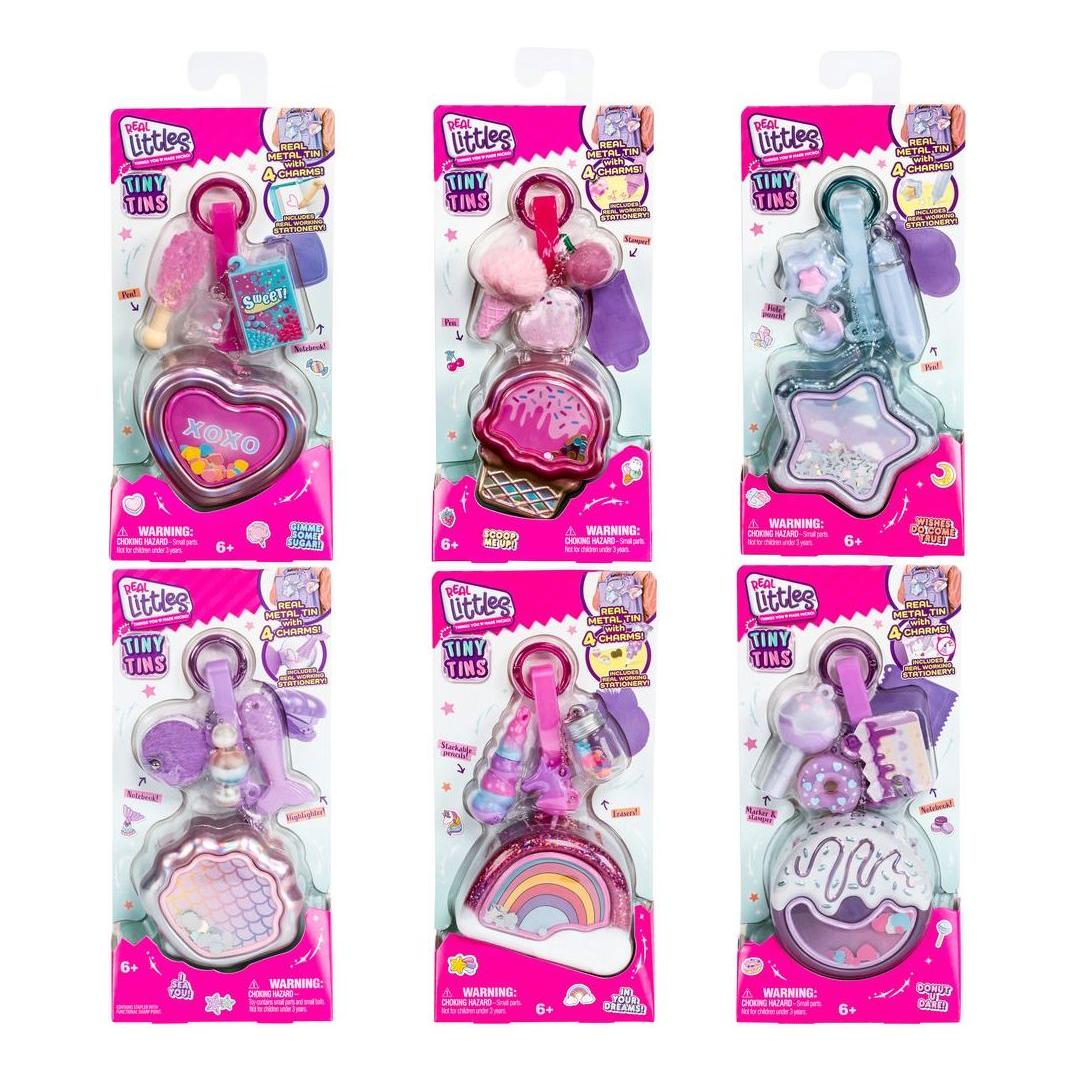 Real Littles Series 8 Tiny Tins Keychain Assortment Real Littles